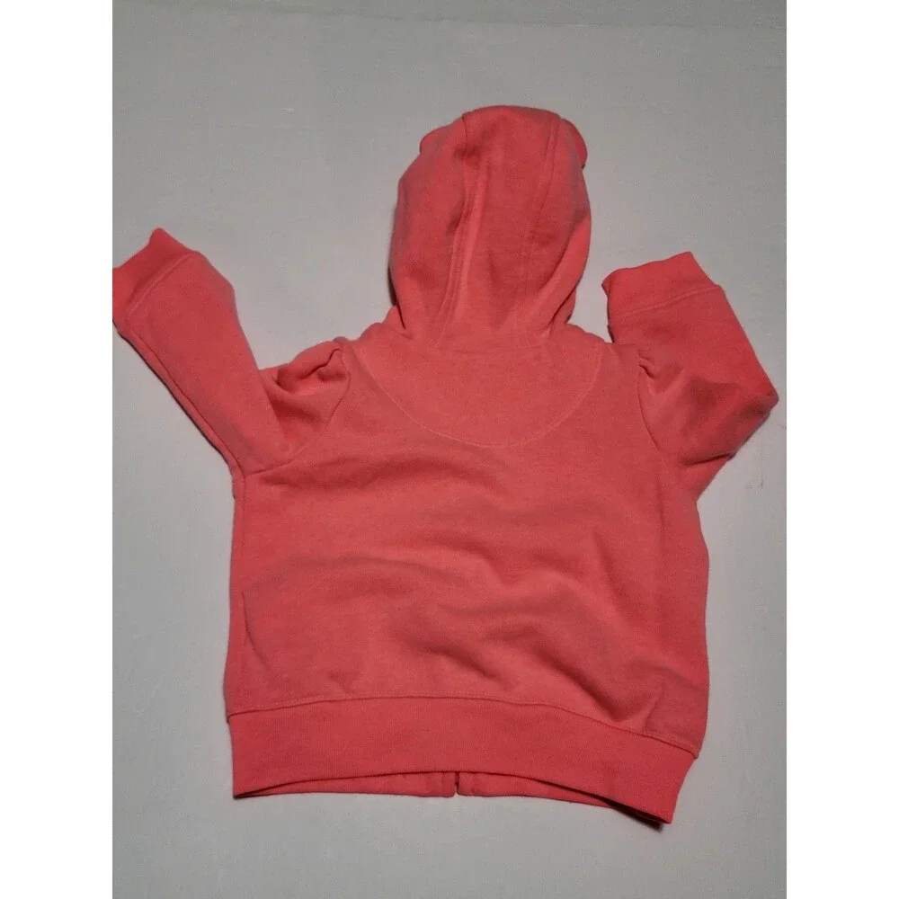 (#L5) Baby Gap fleece Orange Full zip jacket 6-12m